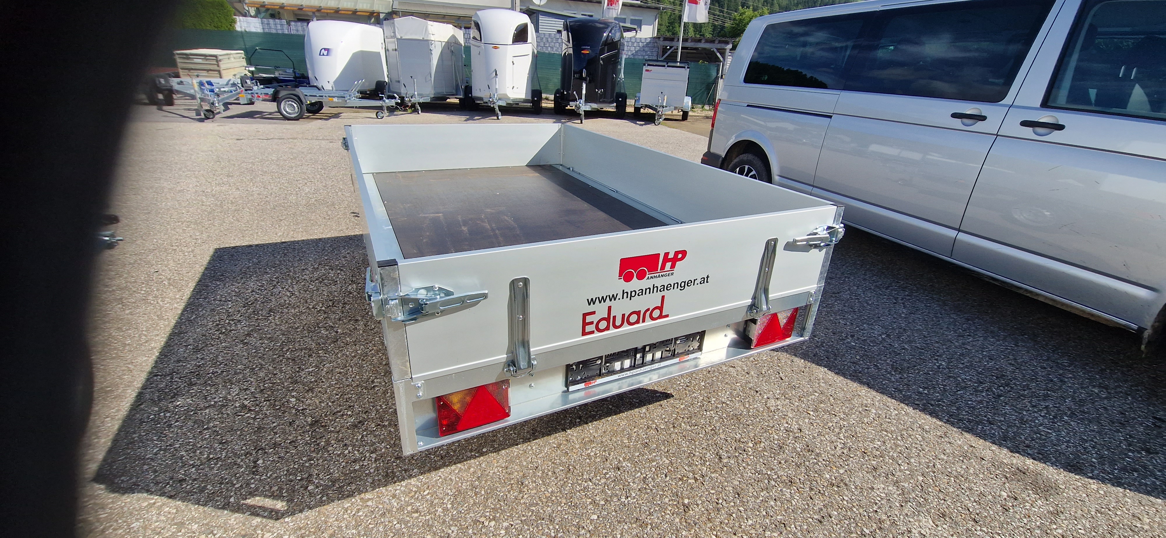 PKW-Anhänger, Hochlader, Eduard 2514 U, 2510 x 1450 x 300 mm, 750 kg ungebremst Kopie
